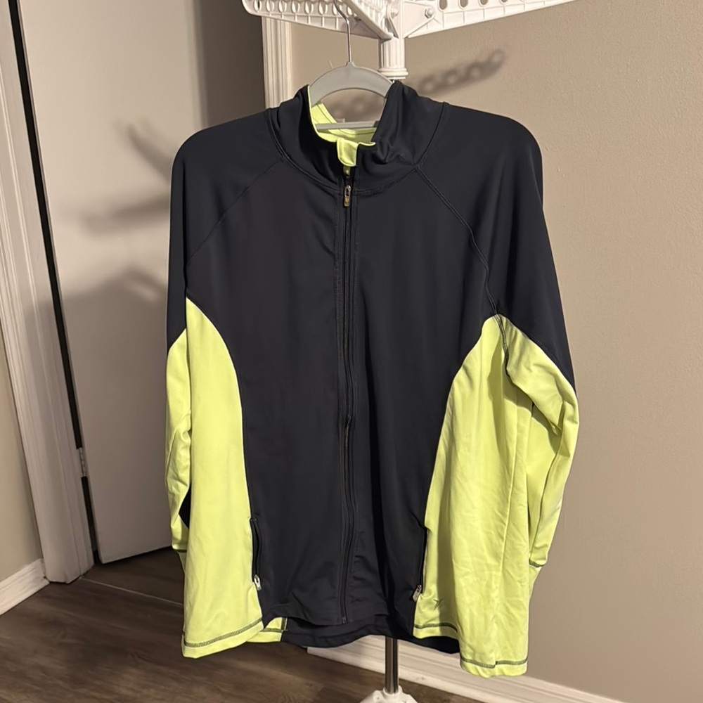 Old Navy Black and Yellow Jacket with Neon Highlights